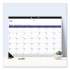 Blueline Academic Monthly Desk Pad Calendar, 22 x 17, White/Blue/Gray Sheets, Black Binding/Corners,13-Month (July-July): 2021-2022 (CA177227)