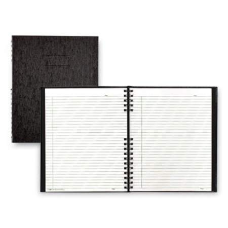 Blueline EcoLogix NotePro Executive Notebook, 1 Subject, Medium/College Rule, Black Cover, 11 x 8.5, 100 Sheets (A10200EBLK)