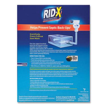 RID-X Septic System Treatment Concentrated Powder, 19.6 oz (80307EA)