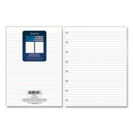 Filofax Notebook Refills, 8-Hole, 8.25 x 5.81, Narrow Rule, 32/Pack (B152008U)