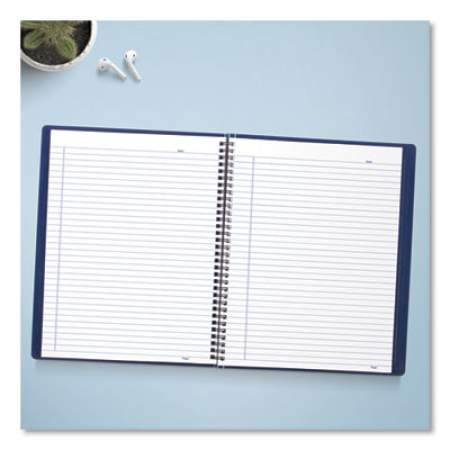 Blueline Duraflex Poly Notebook, 1 Subject, Medium/College Rule, Blue Cover, 11 x 8.5, 80 Sheets (B4182)