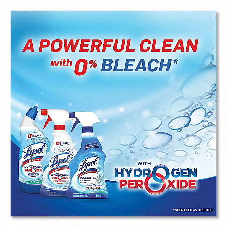 Bathroom Cleaner with Hydrogen Peroxide, Cool Spring Breeze Scent, 22 oz Trigger Spray Bottle, 12/Carton (85668CT)