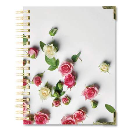 Blueline Romantic Weekly/Monthly Hard Cover Planner, Romantic Roses Artwork, 9.25 x 7.25, Multicolor Cover, 12-Month (Jan-Dec): 2022 (C3600201)