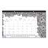 Blueline Monthly Desk Pad Calendar, DoodlePlan Coloring Pages, 17.75 x 10.88, Black Binding, Clear Corners, 12-Month (Jan-Dec): 2022 (C2917001)