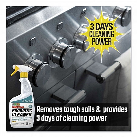 Commercial Probiotic Cleaner, Lemon Scent, 32 oz Spray Bottle, 6/Carton (FMCPC326PRO)
