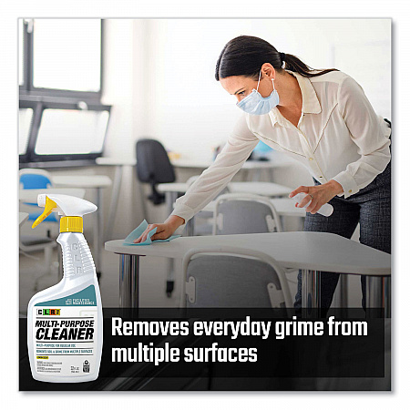 Multi-Purpose Cleaner, Lemon Scent, 32 oz Bottle, 6/Carton (FMMPC326PRO)