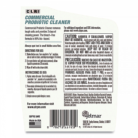 Commercial Probiotic Cleaner, Lemon Scent, 32 oz Spray Bottle, 6/Carton (FMCPC326PRO)