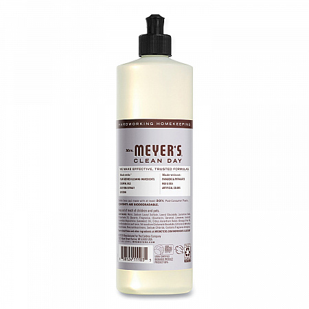 Dish Soap, Lavender Scent, 16 oz Bottle, 6/Carton (370041)