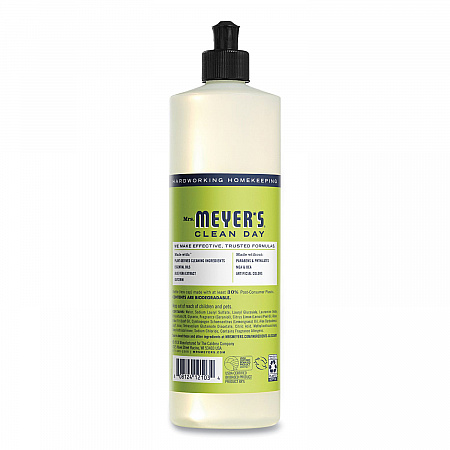 Dish Soap, Lemon Scent, 16 oz, Bottle, 6/Carton (372575)