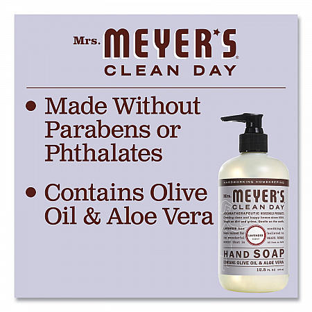 Clean Day Liquid Hand Soap, Lavender Scent, 12.5 oz, 6/Carton (651311)