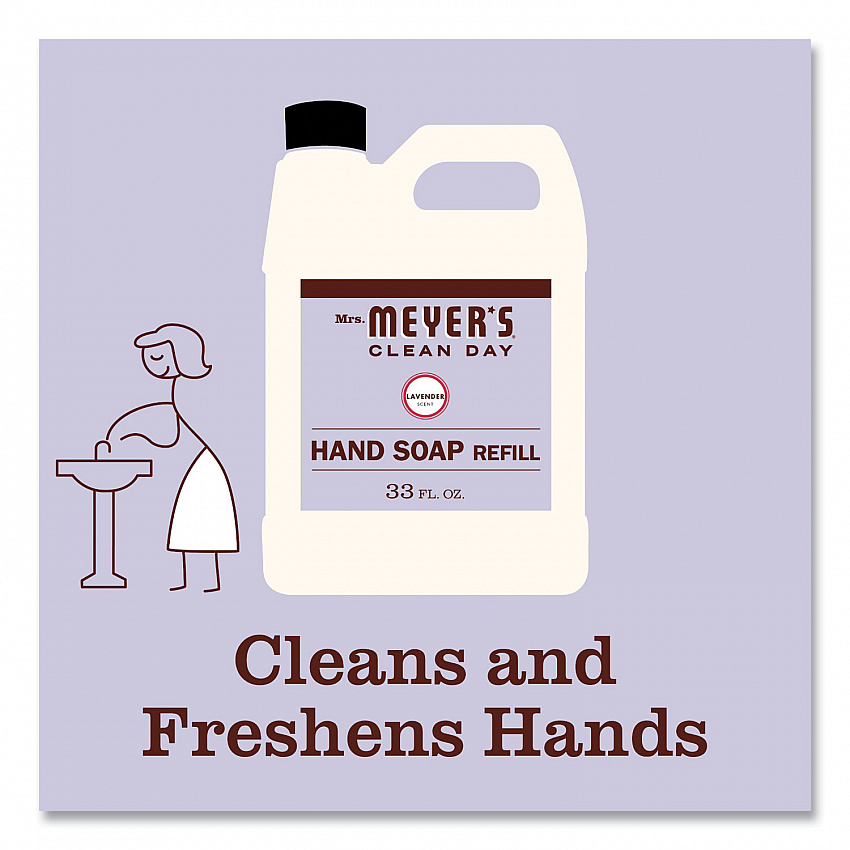 Clean Day Liquid Hand Soap Refill, Lavender Scent, 33 oz (651318EA)