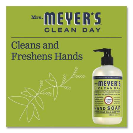 Mrs. Meyer's Clean Day Liquid Hand Soap, Lemon Verbena, 12.5 oz (651321EA)