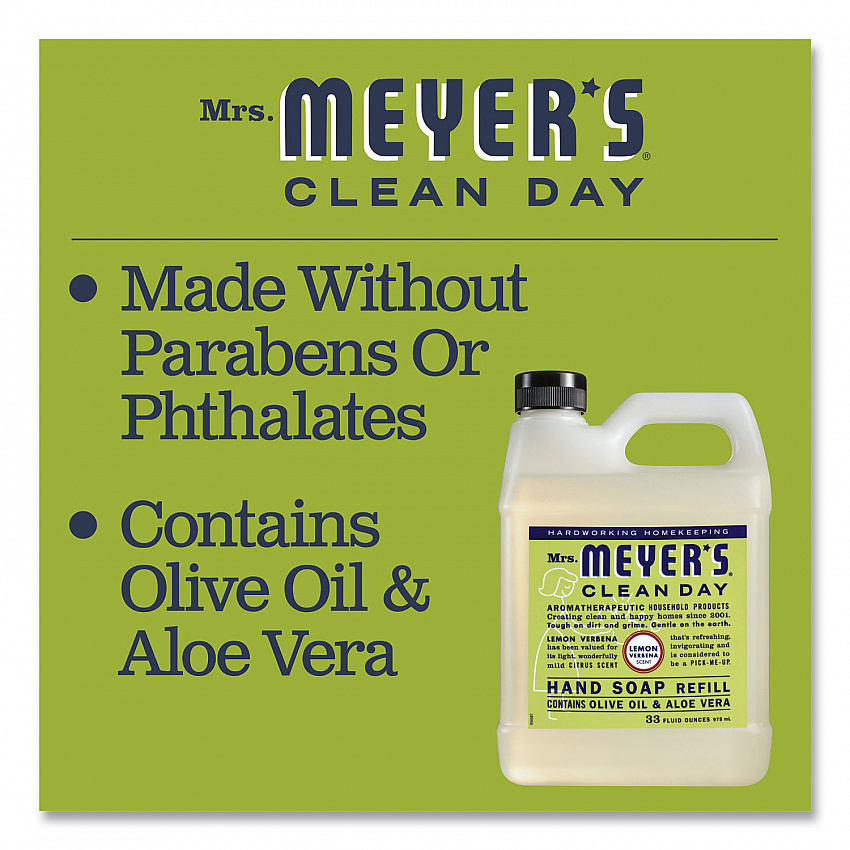 Clean Day Liquid Hand Soap Refill, Lemon Verbena Scent, 33 oz (373219EA)