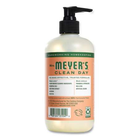 Mrs. Meyer's Clean Day Liquid Hand Soap, Geranium, 12.5 oz, 6/Carton (651332)