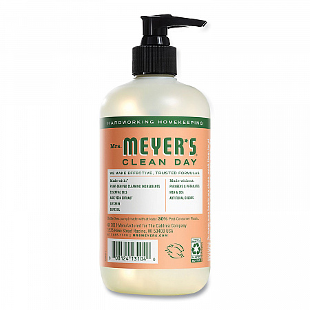 Clean Day Liquid Hand Soap, Geranium Scent, 12.5 oz, 6/Carton (651332)