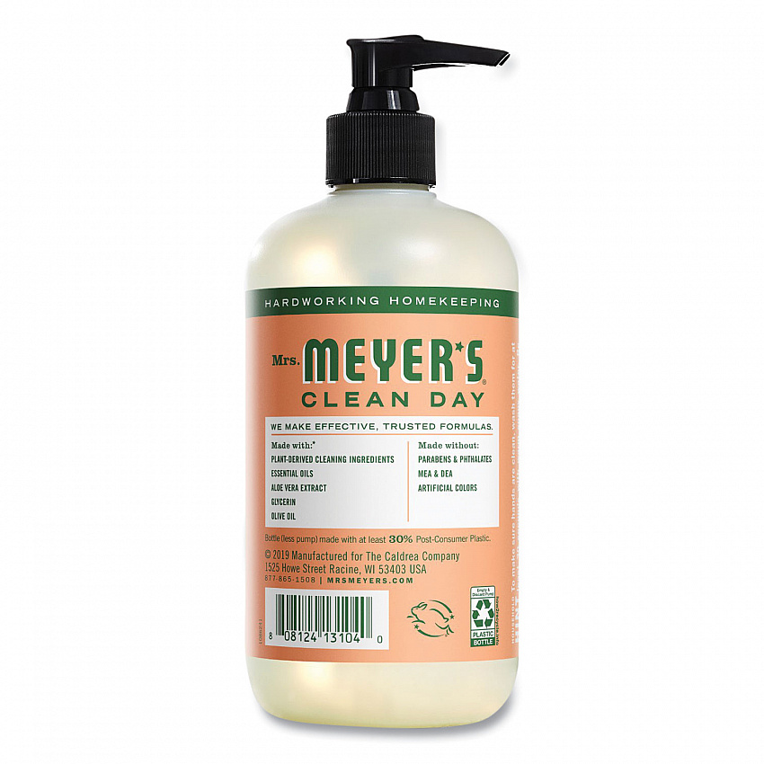 Clean Day Liquid Hand Soap, Geranium Scent, 12.5 oz, 6/Carton (651332)