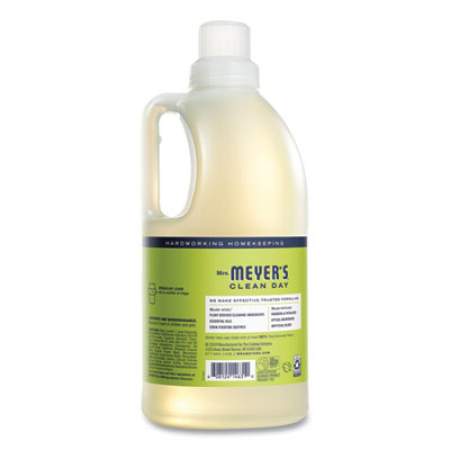 Mrs. Meyer's Liquid Laundry Detergent, Lemon Verbena Scent, 64 oz Bottle, 6/Carton (651369)