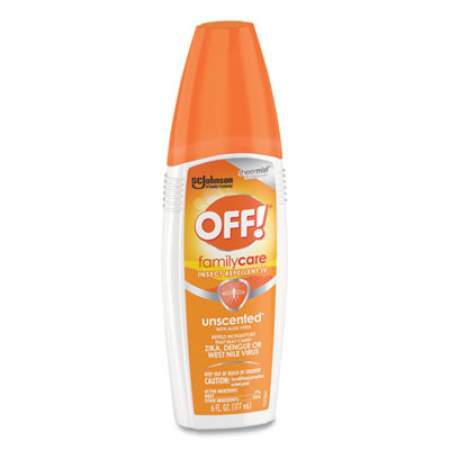 OFF! FamilyCare Unscented Spray Insect Repellent, 6 oz Spray Bottle, 12/Carton (654458)