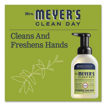 Mrs. Meyer's Foaming Hand Soap, Lemon Verbena, 10 oz, 6/Carton (662032)