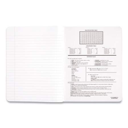 Mead Square Deal Composition Book, Medium/College Rule, Black Cover, 9.75 x 7.5, 100 Sheets (09932)