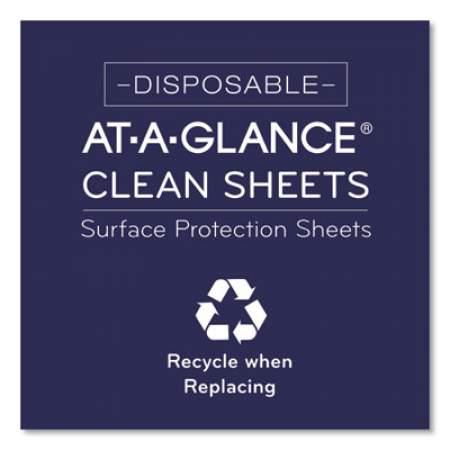 AT-A-GLANCE Disposable Clean Sheets, 25 Sheets, 17 x 22, White, 25/Pack (SK2628)