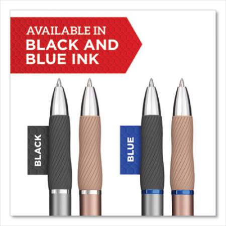 Sharpie S-Gel S-Gel Premium Metal Barrel Gel Pen, Retractable, Medium 0.7 mm, Blue Ink, Gun Metal Gray Barrel, Dozen (2126188)