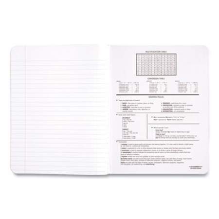 Mead Square Deal Composition Book, 3 Subject, Wide/Legal Rule, Black Cover, 9.75 x 7.5, 100 Sheets, 12/Pack (72936)