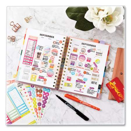 Avery Budgeting Planner Stickers, Budget Theme, Assorted Colors, 1,224/Pack (6788)