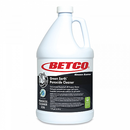 Green Earth Peroxide Cleaner, Fresh Mint Scent, 1 gal Bottle, 4/Carton (3360400)