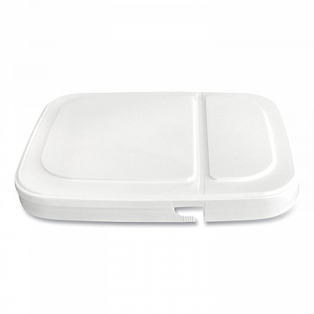 Polypropylene Dry Wipe Charging Bucket, White, 12/Box (D1229387)
