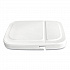 Polypropylene Dry Wipe Charging Bucket, White, 12/Box (D1229387)