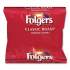 Folgers Classic Roast Coffee Fraction Packs, 2.7 oz, 50/Carton (44136)