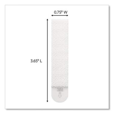 Command Picture Hanging Strips, Removable, Holds Up to 4 lbs per Pair, Large, 0.63 x 3.63, White, 20 Pairs/Pack (1720620)