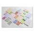 Noted by Post-it Brand Planner Tab Adhesive Notes, 3 x 4, Blue, 30-Sheet, 3 Pads/Pack (TABBLU)