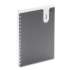 Poppin Pocket Notebook, 1 Subject, Medium/College Rule, Dark Gray Cover, 8.25 x 6, 80 Sheets (104436US)