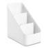 Poppin The Get-It-Together Small Desk Organizer, 4 x 6.5 x 7.25, White (107170)