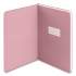 Poppin Velvet Sidekick Professional Notebook, 1 Subject, Wide/Legal Rule, Dusty Rose Cover, 8.25 x 6.25, 80 Sheets (107476)