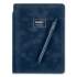 Poppin Velvet Sidekick Professional Notebook, 1 Subject, Wide/Legal Rule, Storm Blue Cover, 8.25 x 6.25, 80 Sheets (107477)