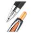 uni-ball Signo 207 Gel Pen, Retractable, Medium 0.7 mm, Black Ink, Translucent Black Barrel, 5/Pack (1960239)