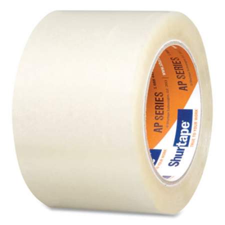 Shurtape AP 180 Production Grade Acrylic Packaging Tape, 2.83" x 109.3 yds, Clear, 24/Carton (231045)
