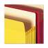 Smead Colored File Pockets, 5.25" Expansion, Letter Size, Assorted, 5/Box (73836)