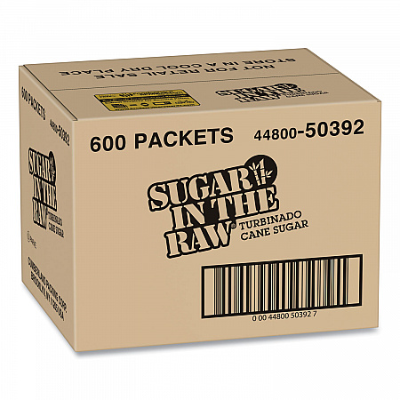 Sugar, 0.18 oz Packet, 600/Carton (50392)