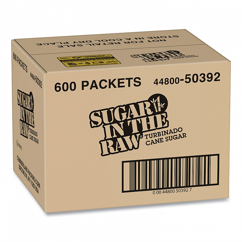 Sugar, 0.18 oz Packet, 600/Carton (50392)