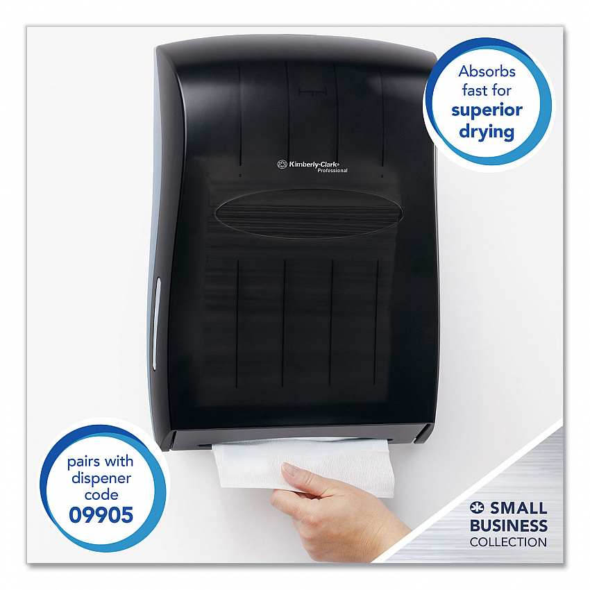 Essential C-Fold Towels for Business, Convenience Pack, 1-Ply, 10.13 x 13.15, White, 200/Pack, 9 Packs/Carton (03623)