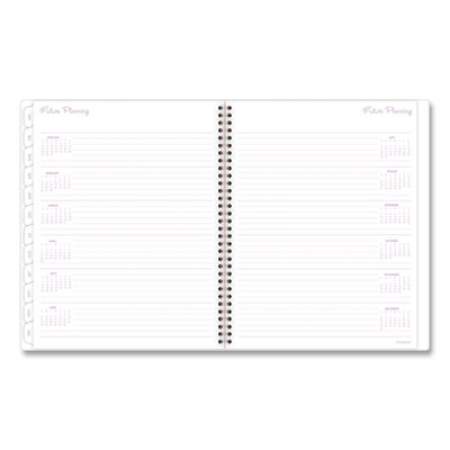 Cambridge Mina Weekly/Monthly Planner, Main Floral Artwork, 11 x 8.5, White/Violet/Peach Cover, 12-Month (Jan to Dec): 2022 (1134905)