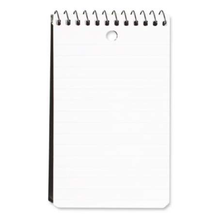 Mead Wirebound Memo Pad with Wall-Hanger Eyelet, Medium/College Rule, Randomly Assorted Cover Colors, 60 White 3 x 5 Sheets (45354)