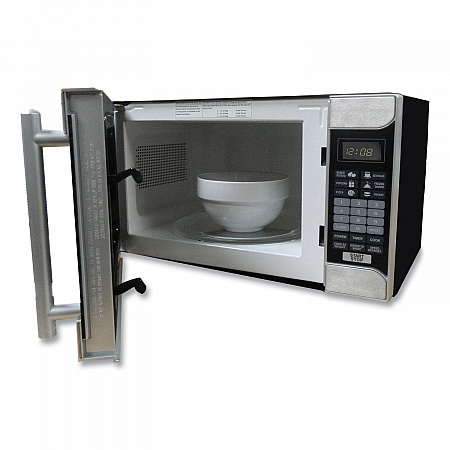 0.7 cu ft Countertop Microwave Oven, 700 W, Black/Stainless Steel (MO7103SST)