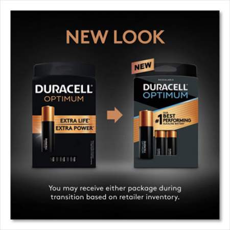 Duracell Optimum Alkaline AAA Batteries, 4/Pack (OPT2400B4PRT)