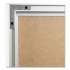 U Brands Melamine Dry Erase Board, 24 x 18, White Surface, Silver Frame (030U0001)