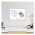 U Brands Magnetic Dry Erase Board with Aluminum Frame, 24 x 18, White Surface, Silver Frame (070U0001)